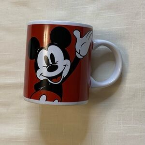 Disney Mickey Mouse Red Ceramic Mug